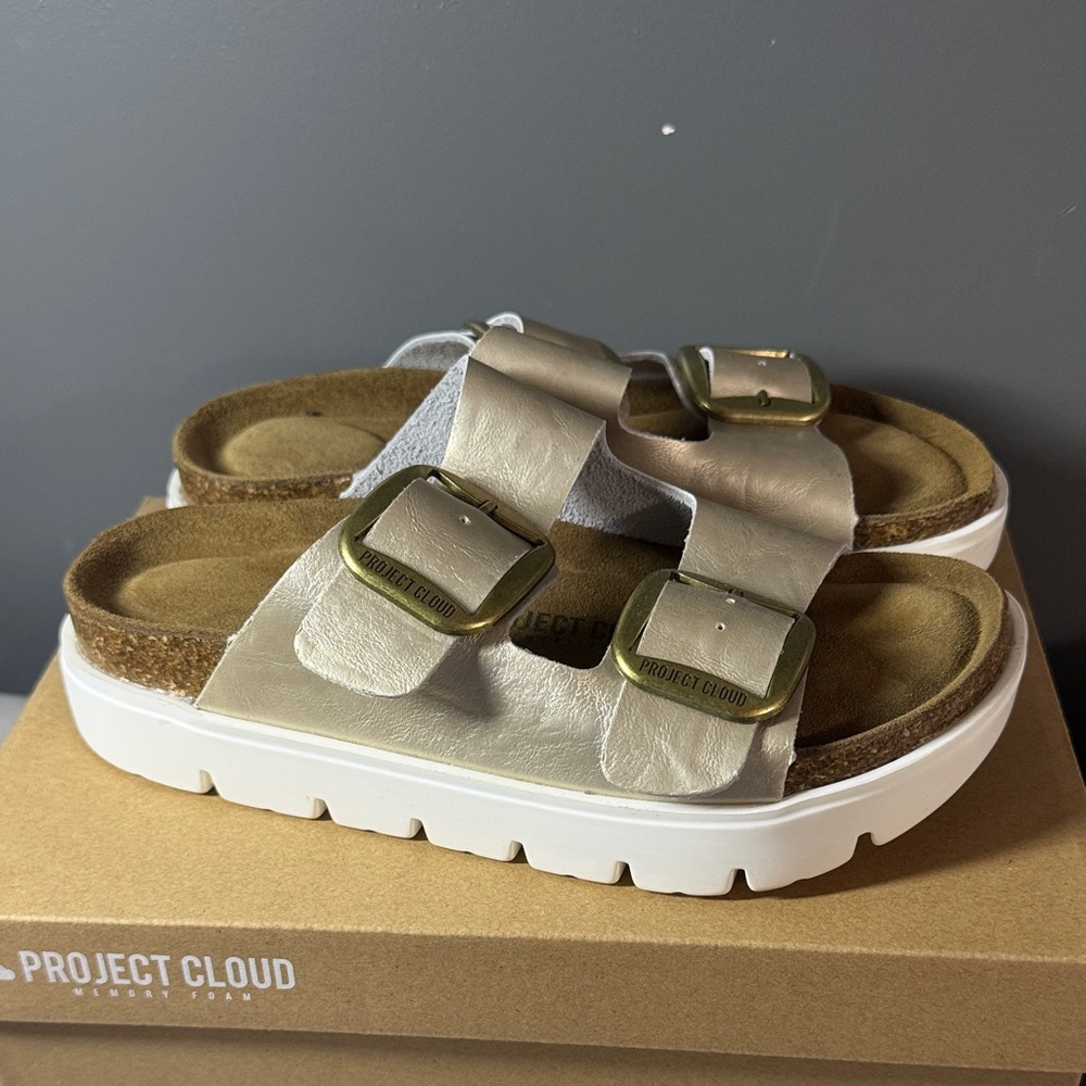 Women's Platform Sandals - light Gold